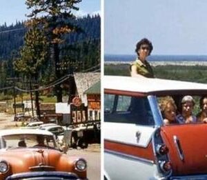 Vintage ’50s & ’60s family road trip photos in color