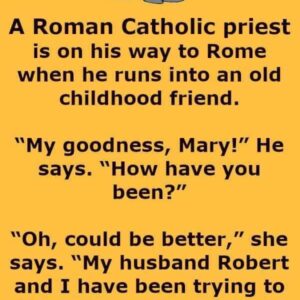 A Roman Catholic Priest is on his way to Rome, when he runs into an old childhood friend.