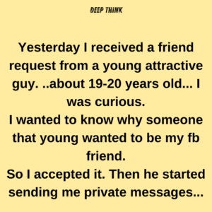 A FRIEND REQUEST