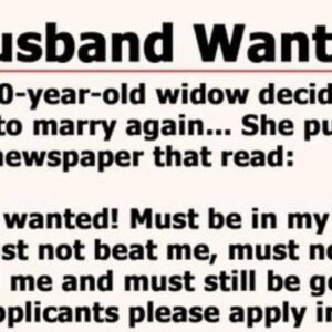 70-Year-Old Widow Posts A Newspaper Ad To Find A Husband