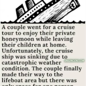 The Sinking Ship And Life Lesson