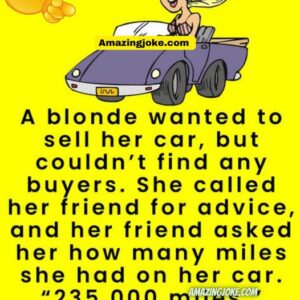 A Blonde and Her Car