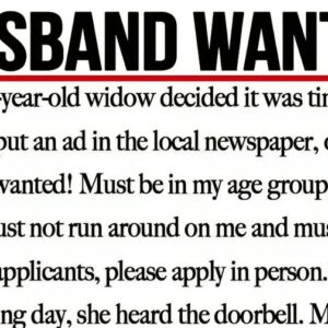 70-YEAR-OLD WIDOW’S HILARIOUS NEWSPAPER AD FOR A SECOND SHOT AT LOVE GOES VIRAL