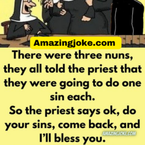 Three nuns going to do one sin