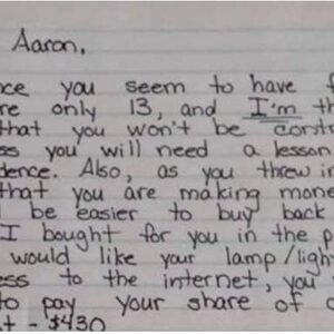 Mom gets fed up with bratty son – now her genius letter is taking the internet by storm