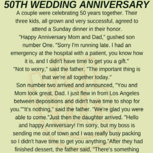 50TH WEDDING ANNIVERSARY! (FUNNY STORY)