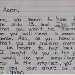 Mom’s Letter To 13-Year-Old Son Goes Viral, Parents Applaud Her Tough Love Approach