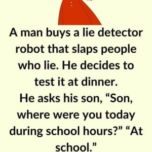 A Man Buys A Lie Detector Robot