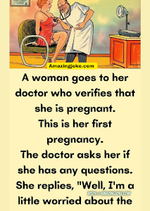 A woman goes to her doctor who verifies that she is pregnant.