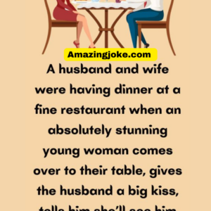 A husband and wife were having