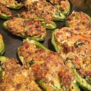 PARMESAN CHICKEN STUFFED PEPPERS RECIPE