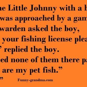 A Young Boy Was Caught Fishing By A Game Warden – Funny