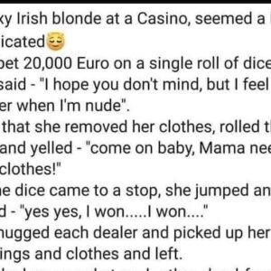 a SE** Irish blonde at a casione , seemed a little intoxicated..