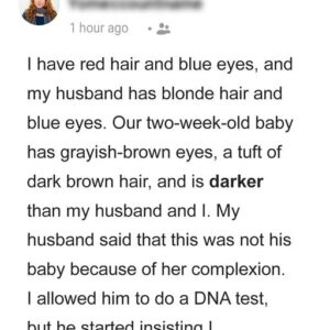 My Husband Doesn’t Believe Our Daughter Is Biologically His and Asked Me for a Maternity Test